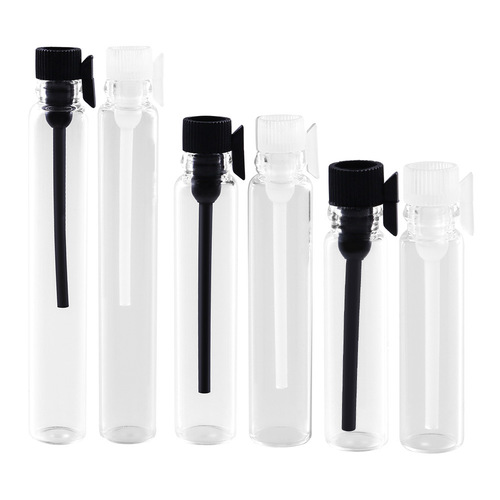1ml 2ML 3ML transparent drop stick glass essential oil bottle trial size perfume bottle perfume sample bottle