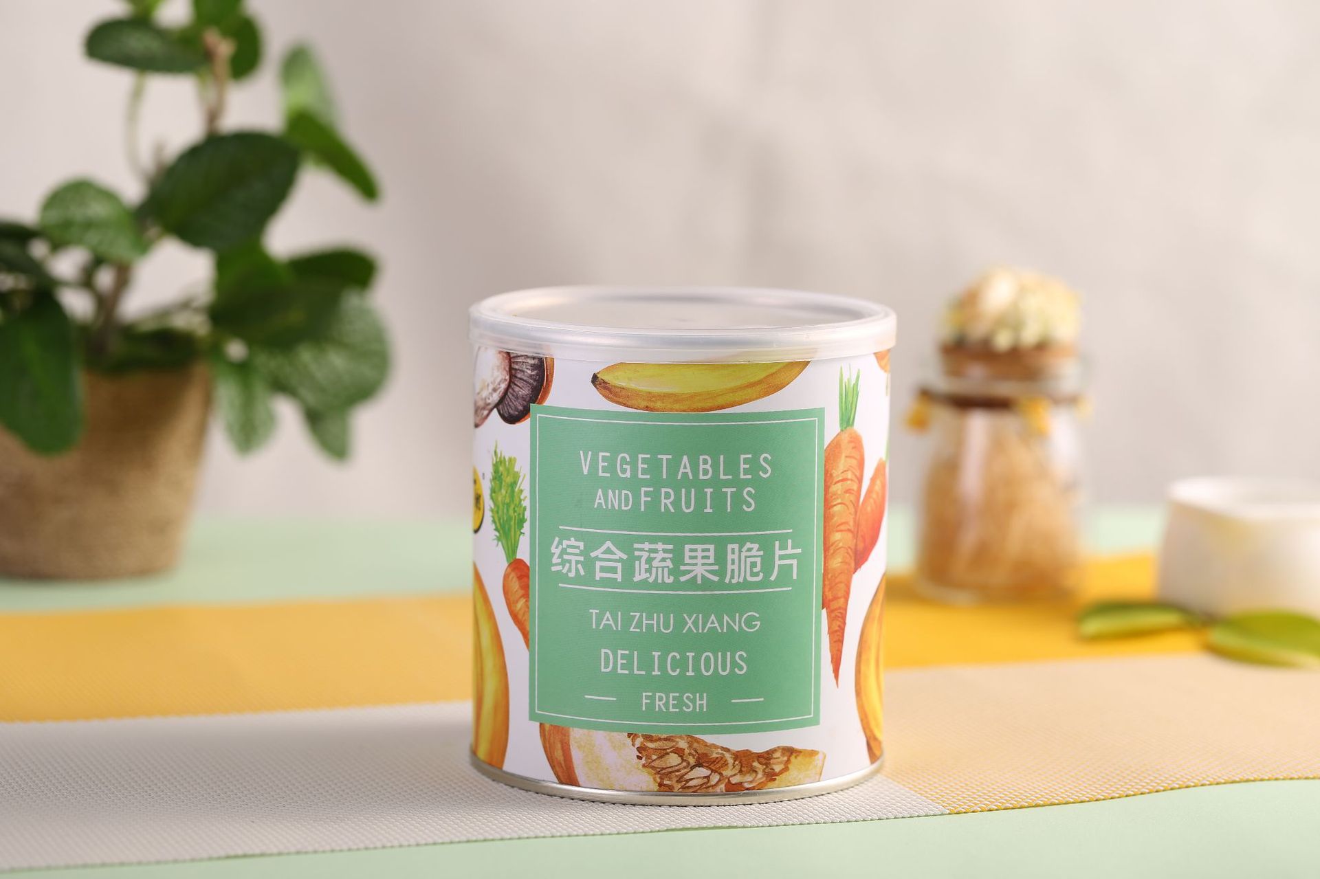 台竹乡低温油炸综合蔬果脆片台湾进口零食品果干微商一件代发 阿里巴巴