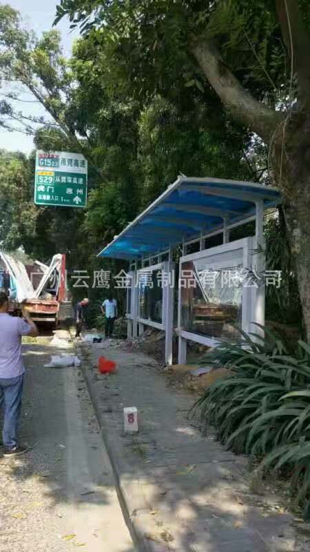 厂家专业制造公交车站台  小区宣传栏户外宣传栏  不锈钢宣传栏