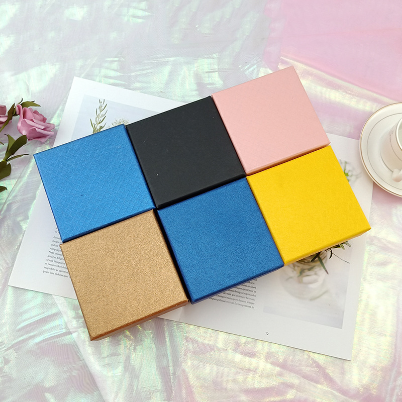 厂家直销化妆品盒杯子盒现货批发钻石纹饰品套装盒礼品盒定制logo