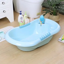 加厚塑料 婴儿浴盆超大号儿童宝宝沐浴桶 加盖保温泡澡桶