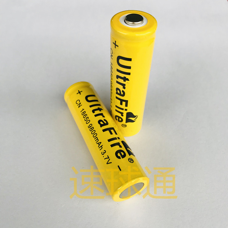 现货外贸爆款黄色锂电池9800毫安锂电池ebay热卖可超锂电池
