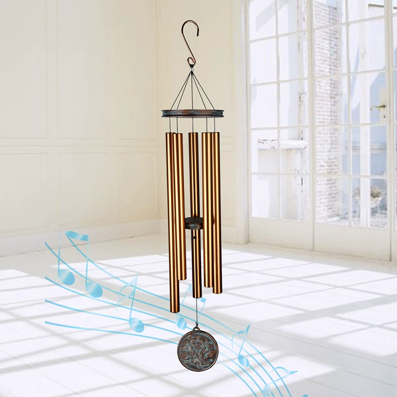 Амазонка металлическая трубка Ретро музыка колокольчик природы смайлик высококачественные колокольчики ветра украшения