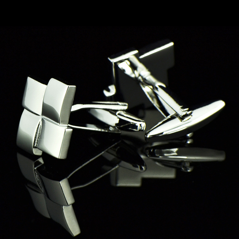 INBO four-grid spiral metal cufflinks factory cufflinks men's French button 275cufflinks/991169