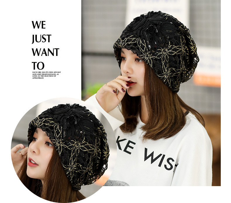 Women's Elegant Basic Lady Flower Sequins Eaveless Sleeve Cap display picture 2