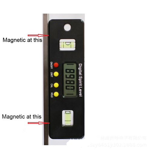 Digital level 100mm strong magnetic mini electronic level level inclinometer angle ruler digital caliper