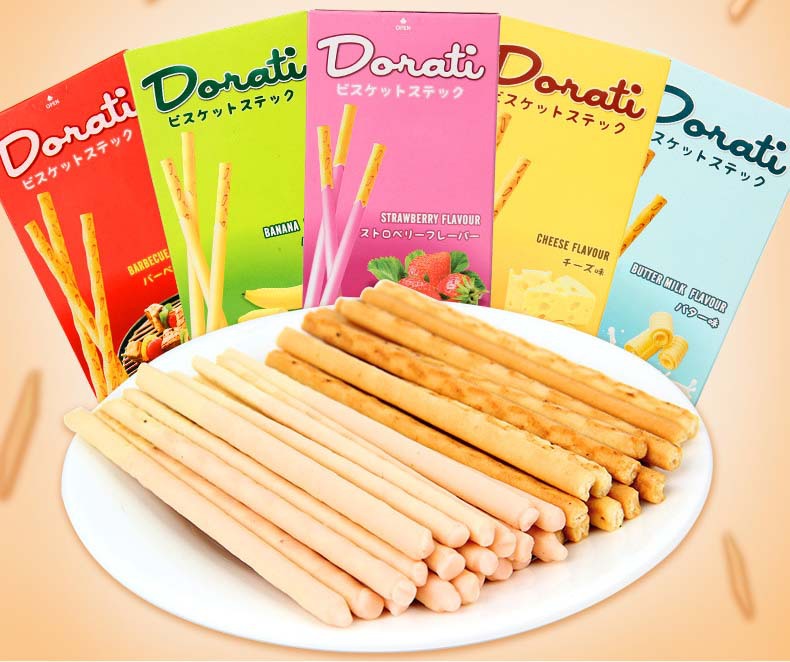 越南Dorati 多啦帝棒形饼干40g 涂层手指饼 进口休闲儿童零食|ms