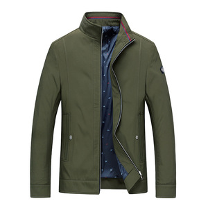 Spring and autumn thin men’s Lapel solid business coat large casual versatile jacket for men
