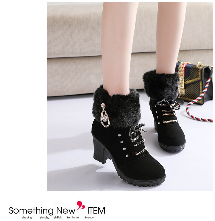 Bottes femme en PU artificiel - Ref 3354287 Image 12