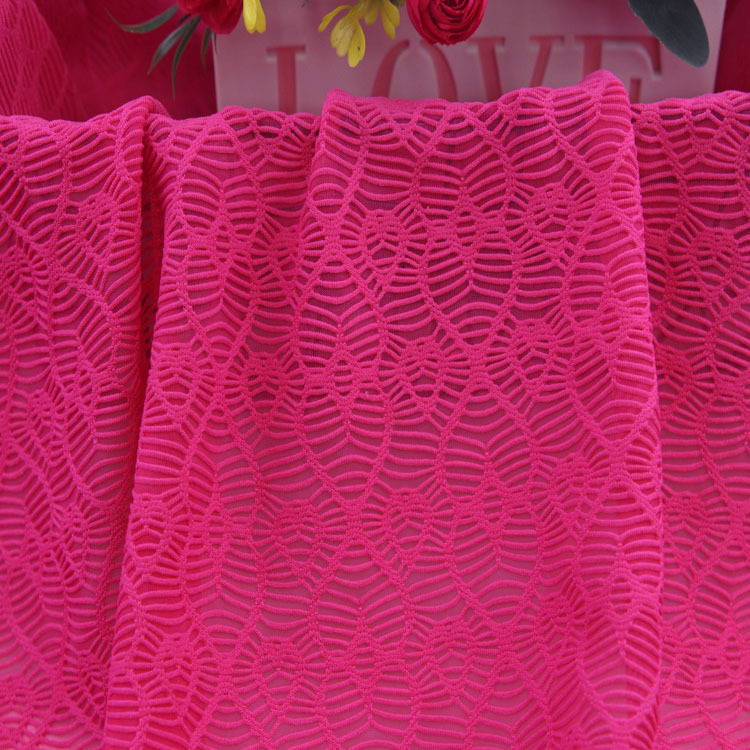 爱心锦纶细网孔布弹力氨纶网眼布 泳衣拉架运动内裤文胸针织面料