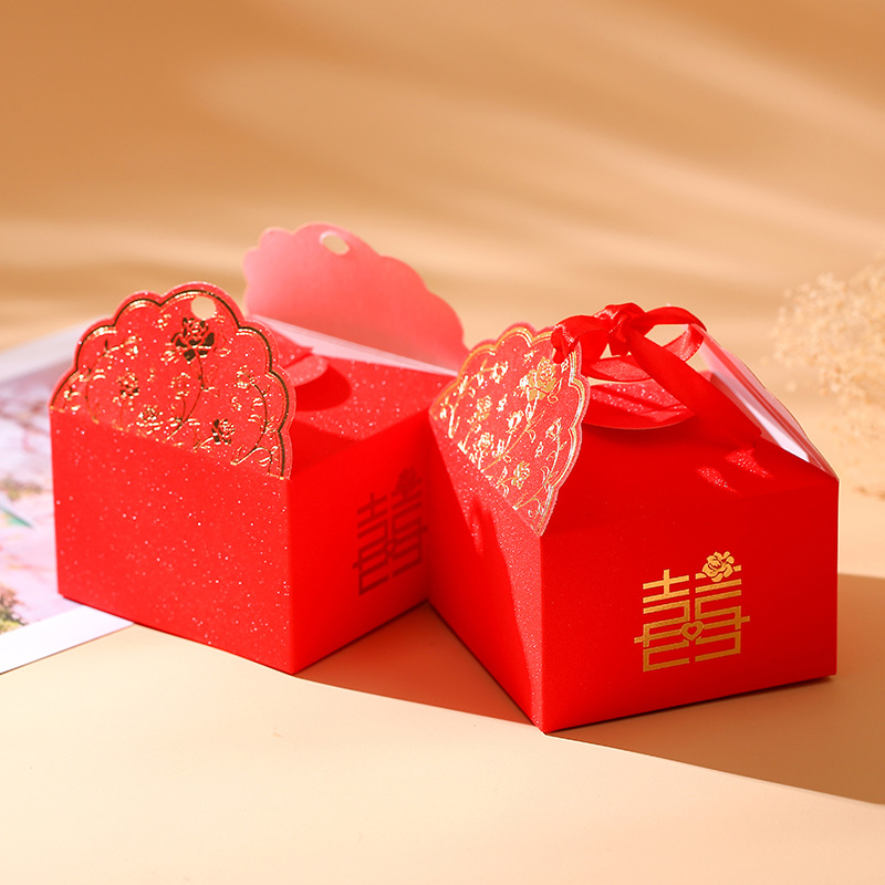 婚庆创意糖果盒 喜包糖果礼品盒 厂家定 做喜包糖果袋 喜事包装盒