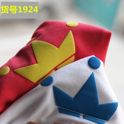 货号1924！带手提袋！~鲨鱼王！儿童男童女童纯棉大logo套装|ru