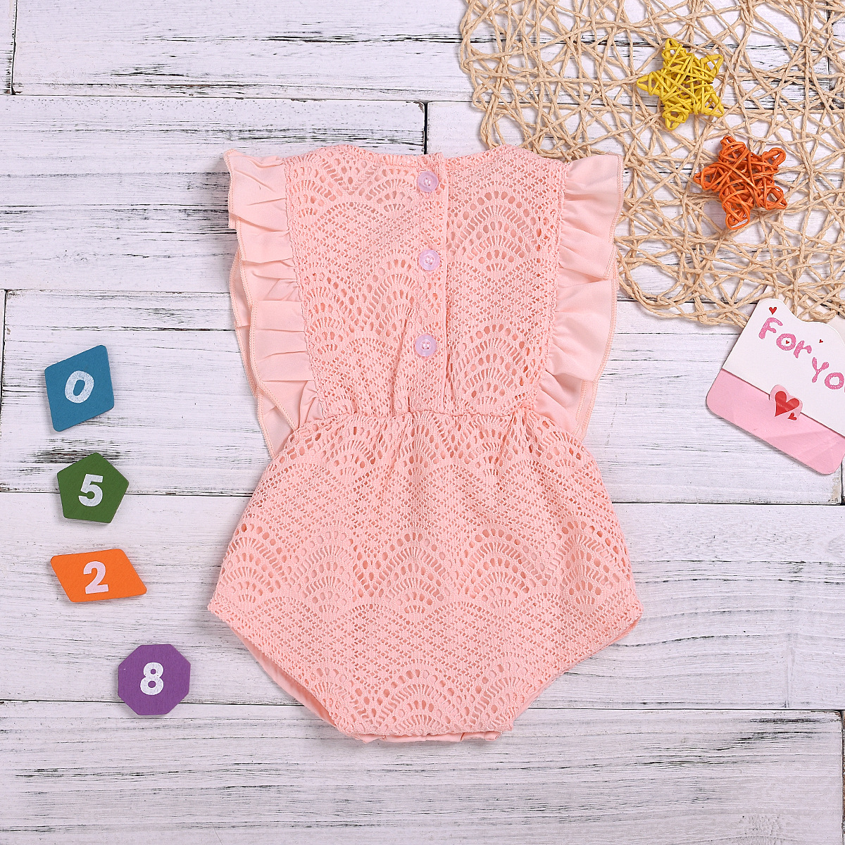 Summer Children's Clothing Female Baby Sleeveless Romper Cotton Triangle Romper Wholesale Nihaojewelry display picture 4