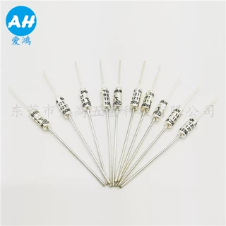 温度保险丝121° 10A 250V 铁壳 子弹头热熔断器 温控器