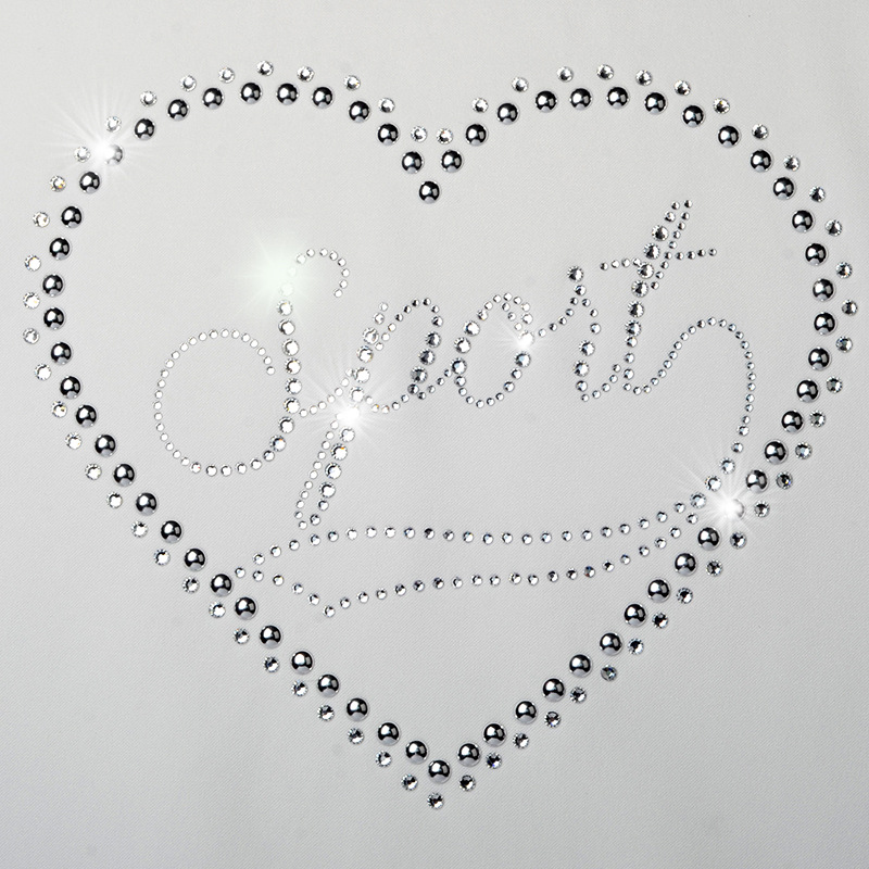 厂家背胶仿奥钻服装辅料烫图 心形背胶烫钻烫图 低起订 价格优惠