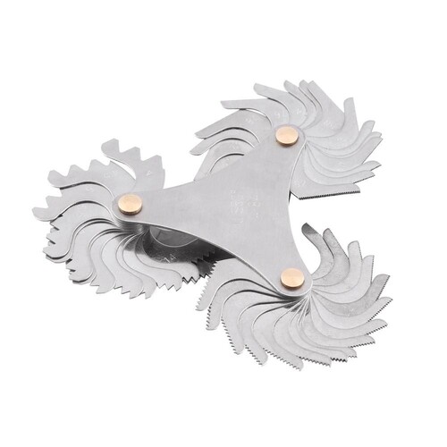 Thread Gauge 51pcs Pure American Metric + Imperial Thread Gauge Rib Sample Thread Gauge