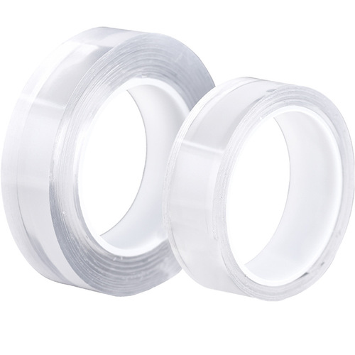 Cross-border Nano Traceless Tape Manufacturer Nano Tape Transparent Double-sided Adhesive Paste Tens of Times Daily Storage Washable