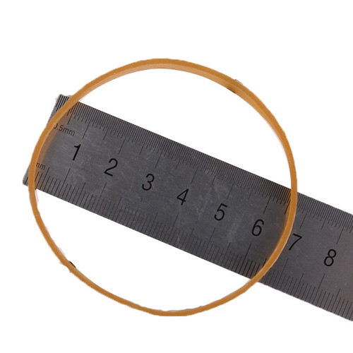 Factory direct supply of this yellow rubber band round 60*5 industrial rubber ring consumption-resistant high elastic rubber ring wholesale