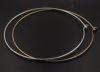 Copper choker, accessory, gold and silver, wholesale, 2×150mm