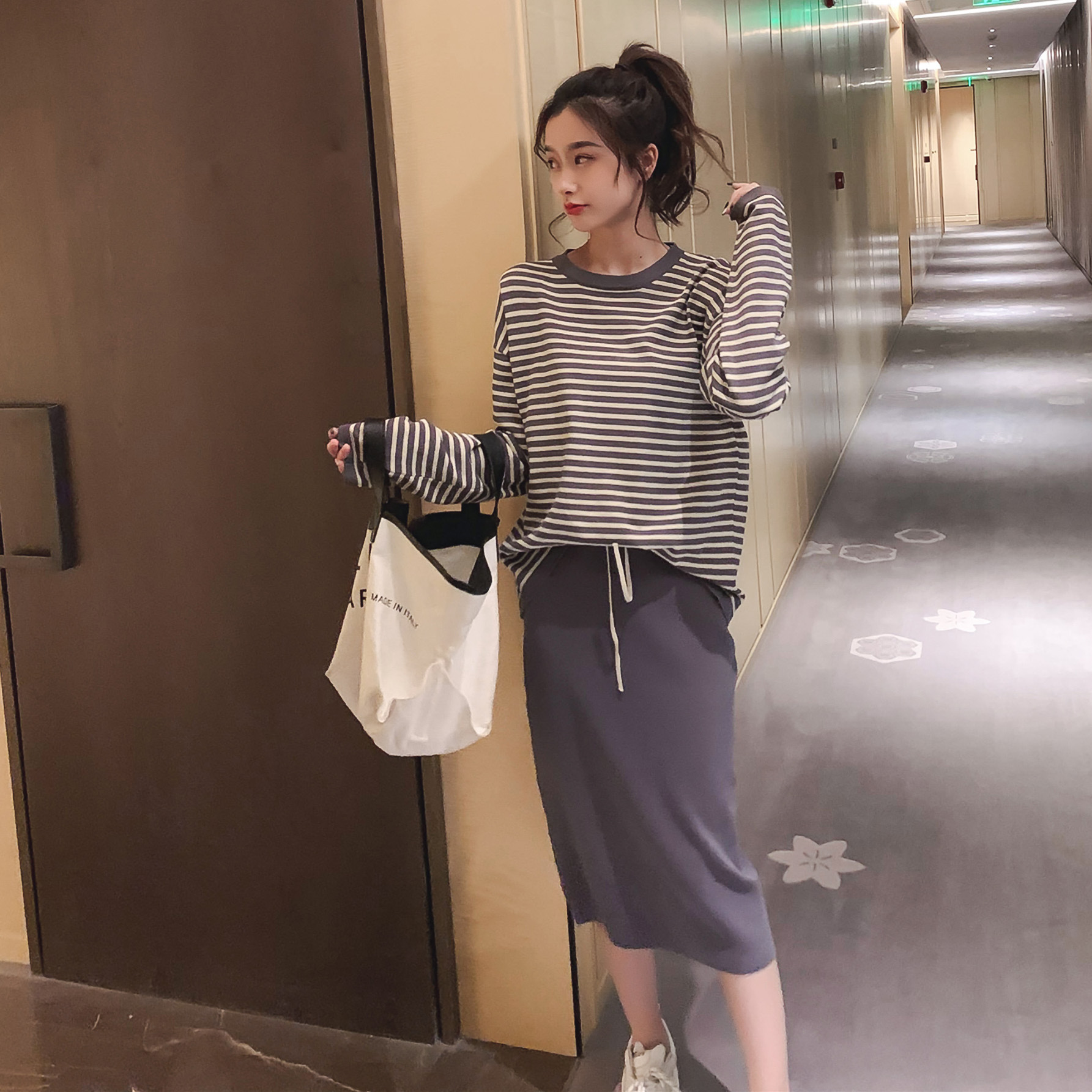 Pull femme en Coton - Ref 3414659 Image 1