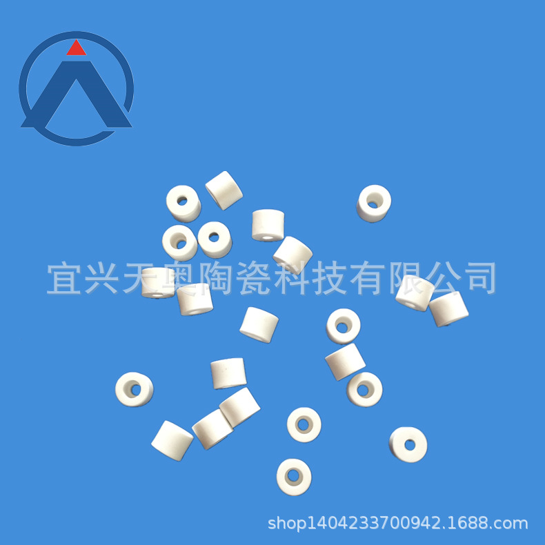 机械工业氧化铝陶瓷圈  多孔防磨氧化锆精密陶瓷绝缘垫片