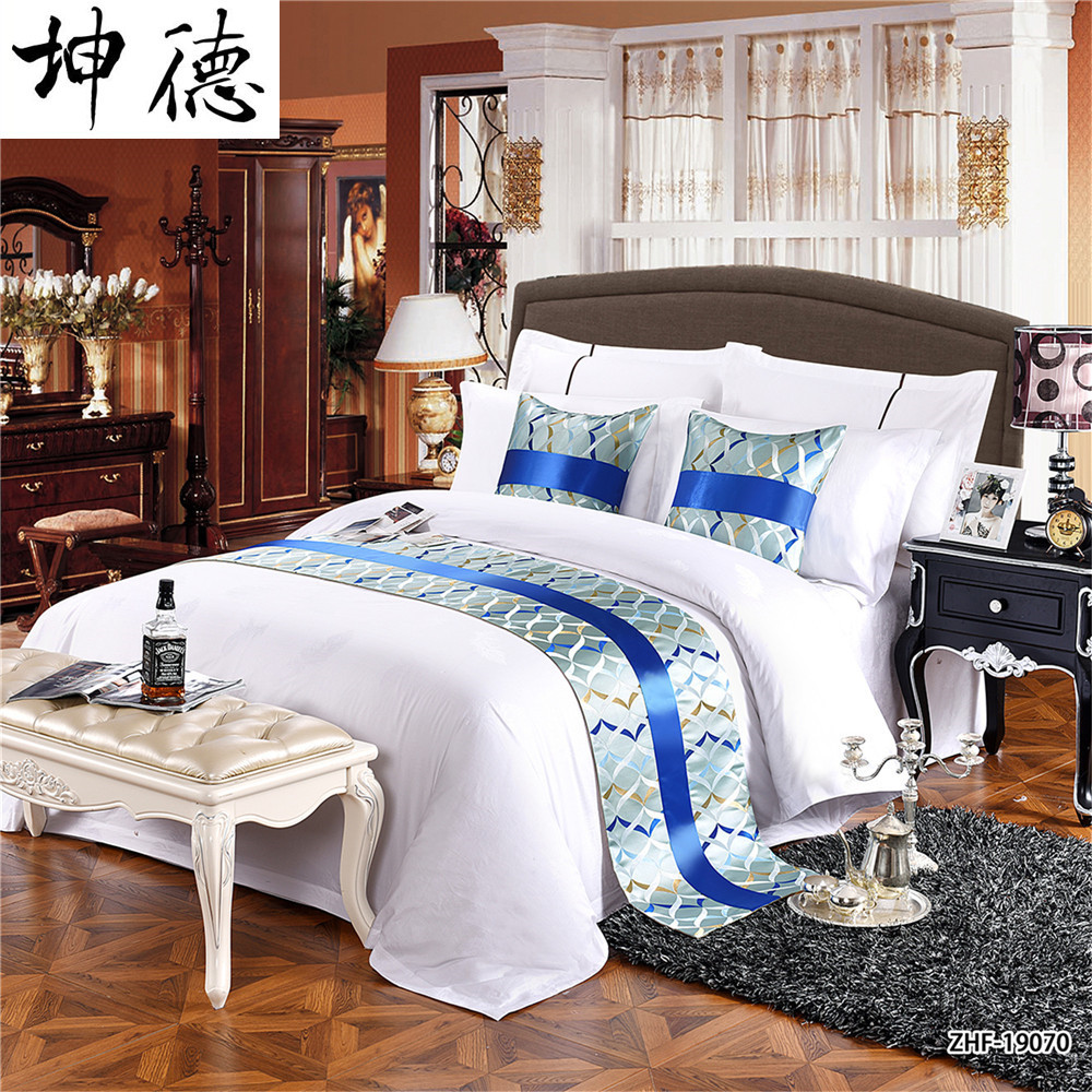 Gaestgiveriet Hotel Bed flag Flats Inn Modern minimalist End of the bed towel wholesale Homestay Bedclothes factory Direct selling