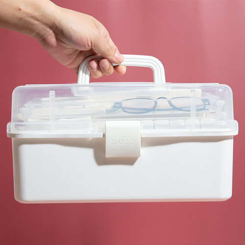 Medicine box household box first aid medical box student art tools stationery storage box for painting multifunctional storage box