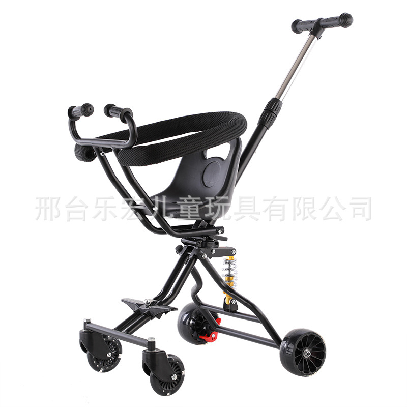 new pattern children wheelbarrow light fold baby The four round Stroller