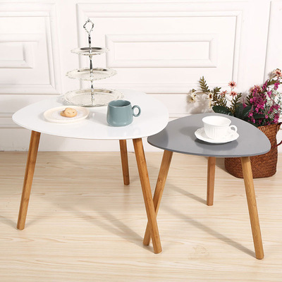 Heart Yue Jia Triangular edge Simplicity a living room tea table indoor balcony Small apartment Side table Simple small tea table