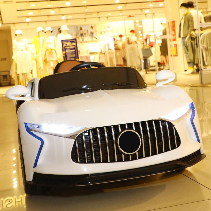 Nuevo coche eléctrico de Doble accionamiento coche eléctrico de cuatro ruedas para niños con asiento coche eléctrico de juguete de educación temprana para bebés