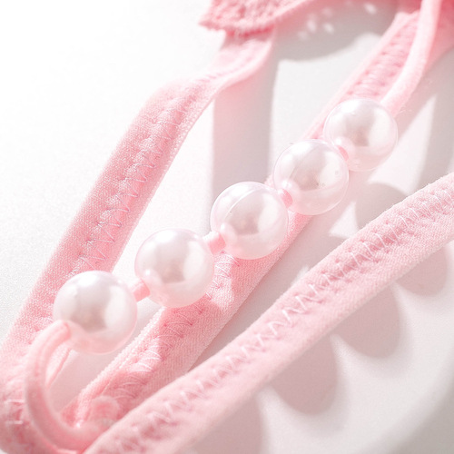Erotic Lingerie Open Crotch Pearl Massage Sexy T-Shape Panties Women's Sexy Open Crotch