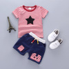 Summer summer clothing, children's set to go out, 2023 collection, with short sleeve, 1-4 years