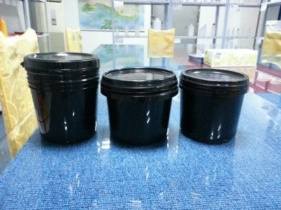 1L黑色指甲油桶，1KG指甲油黑桶，1千克感光油墨桶