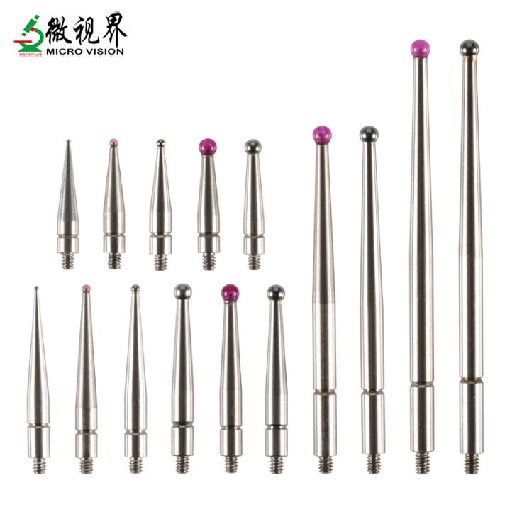 现货三丰杠杆百分表测头 表头 红宝石测针 螺纹m1.6 多种材质可选