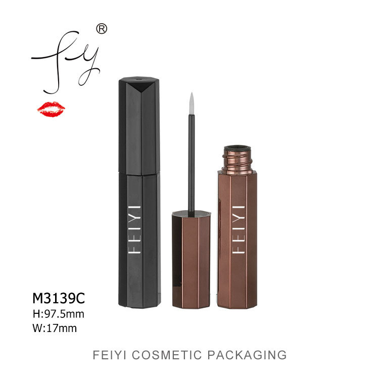 厂家直销彩妆套装瓶子 棕色眼线液管 塑胶睫毛增长液瓶 M3139C