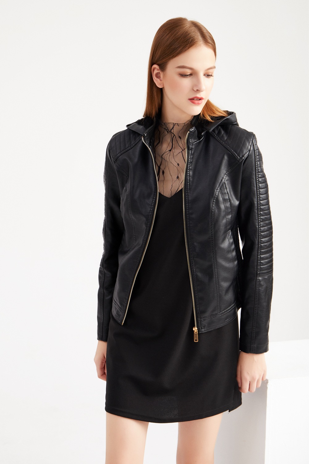 Veste cuir femme en PU - Ref 3447384 Image 36