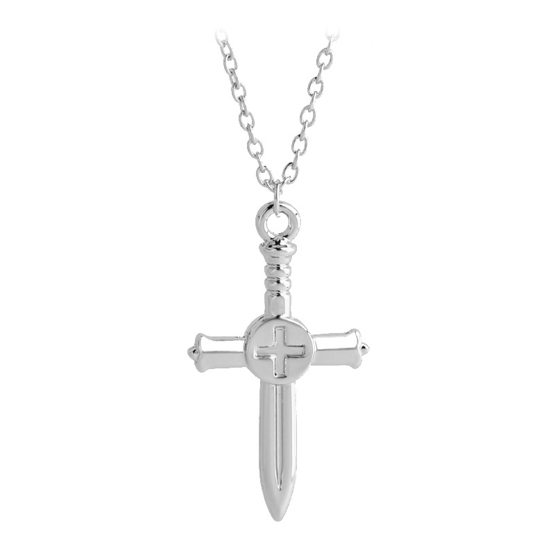 New Fashion Cross Sword Pendant Necklace Wholesale