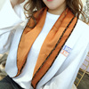 Solid Diamond Silk scarf fashion Retro Hit color Sharp Scarf new pattern printing Occupation scarf wholesale