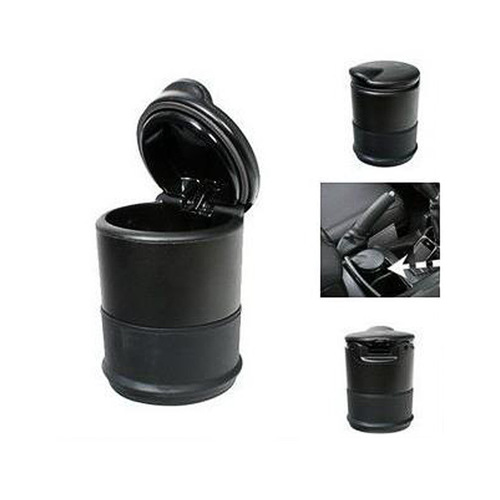 Car ashtray multifunctional personalized creative metal ashtray with light automatic smoking men's car supplies with cover