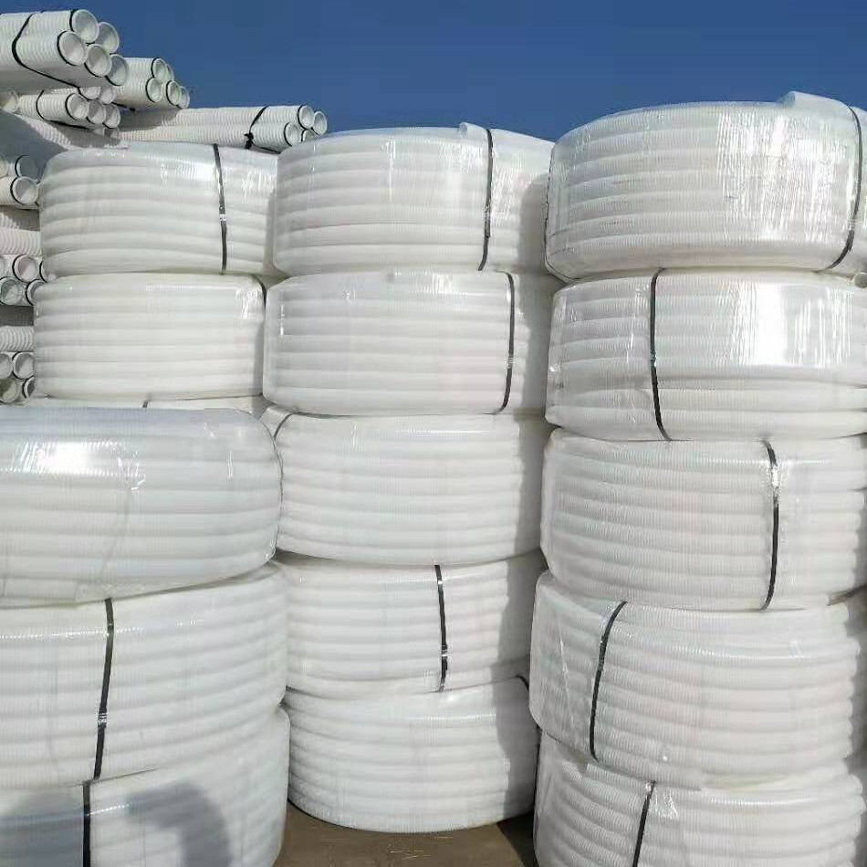 新风系统管生产厂家 PE双壁波纹管  新风系统通风管