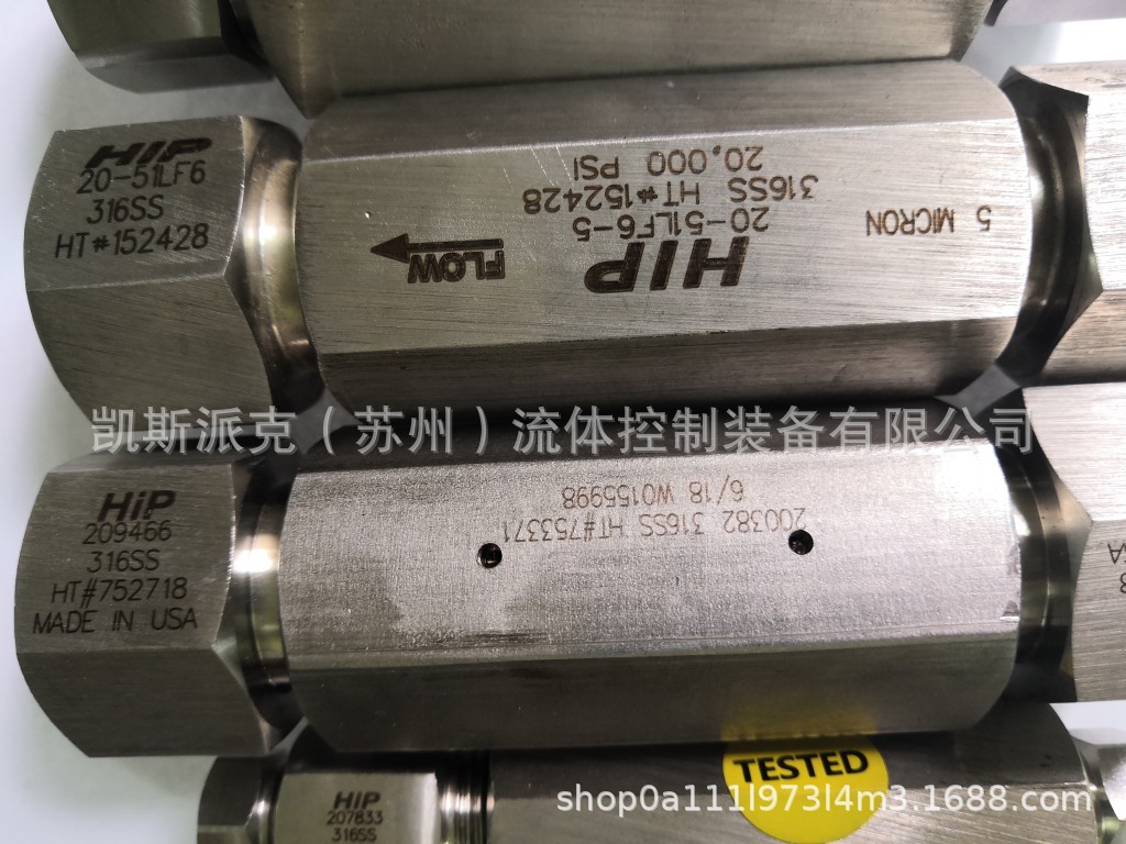 HIP 0-60000PSI _60-41HF16-T不锈钢单向阀