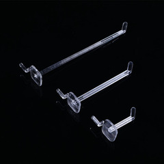 Plastic transparent apple-shaped hook hole board hooks card slot board hook heart-shaped ornament hook display hall sample hooks