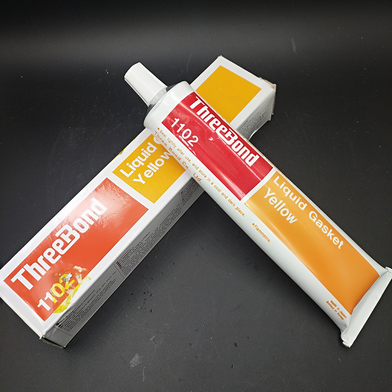 三键TB1102 耐温耐水密封胶三键1102耐汽油密封胶液态垫圈胶 黄色