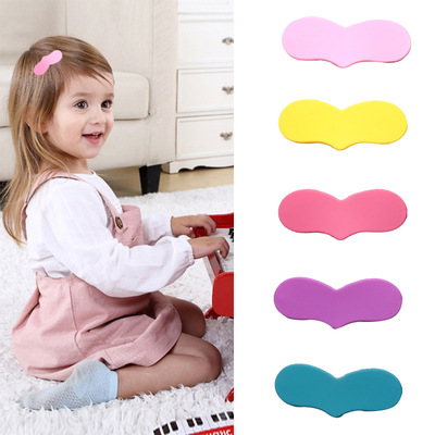 Acrylic internet celebrity BB Korean Edition Simplicity Card issuance children Hairpin Heart-shaped Bangs Edge clamp Plastic Clamp Direct selling