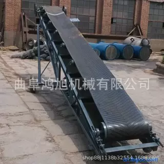 肥料800带宽输送带 煤炭固定式长距离皮带机器 葵花籽装车皮带机