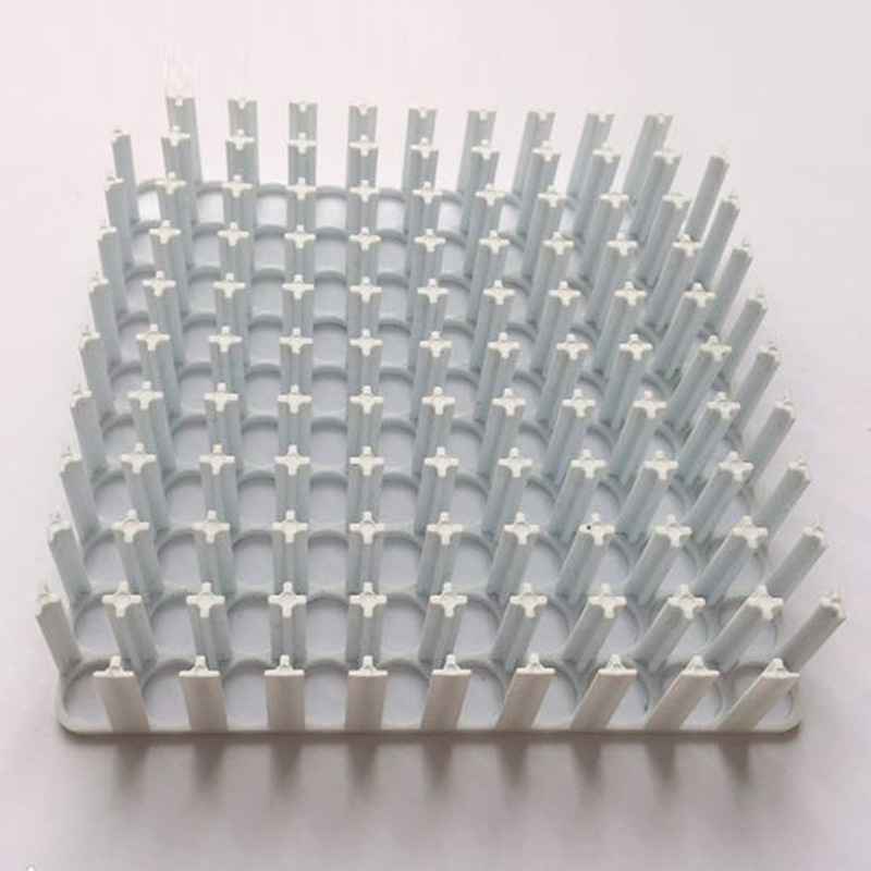 山东青岛厂家注塑加工多种塑料玻璃管置物架托盘各种塑胶零配件