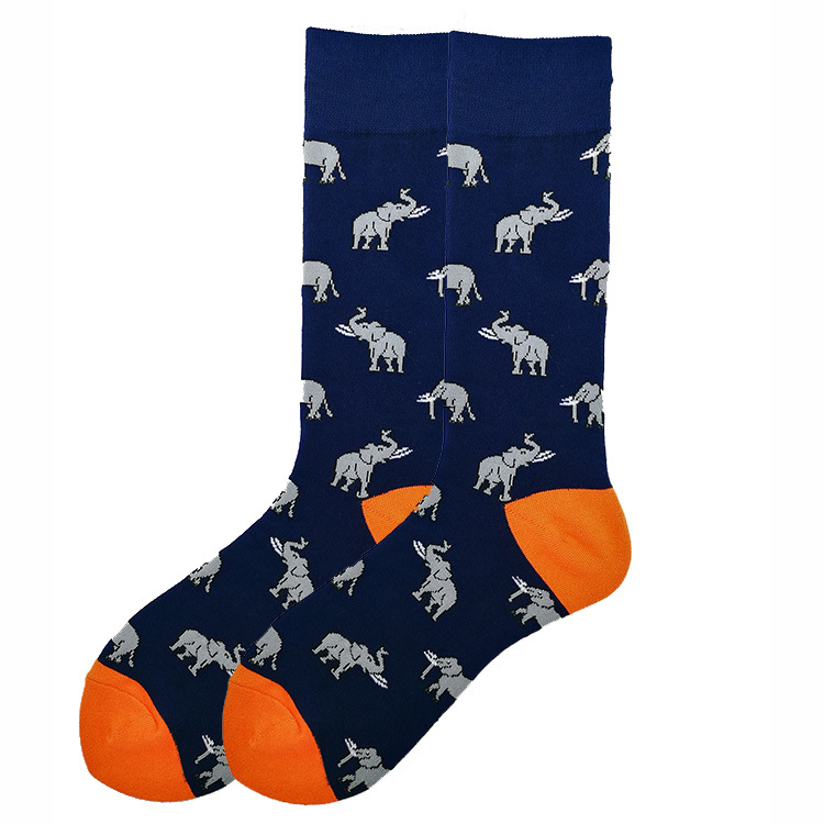 elephant navy orange cuff22