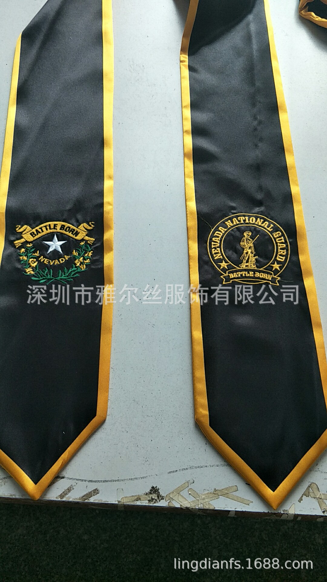 学士服礼仪带 毕业绶带 成年披肩绣花印花LOGO 绶带-阿里巴巴