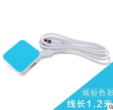 SSK Бiao Wang SHU030 Красочный USB 1.2M концентратор USB HUB Один вытягивает Четыре USB разъединителя