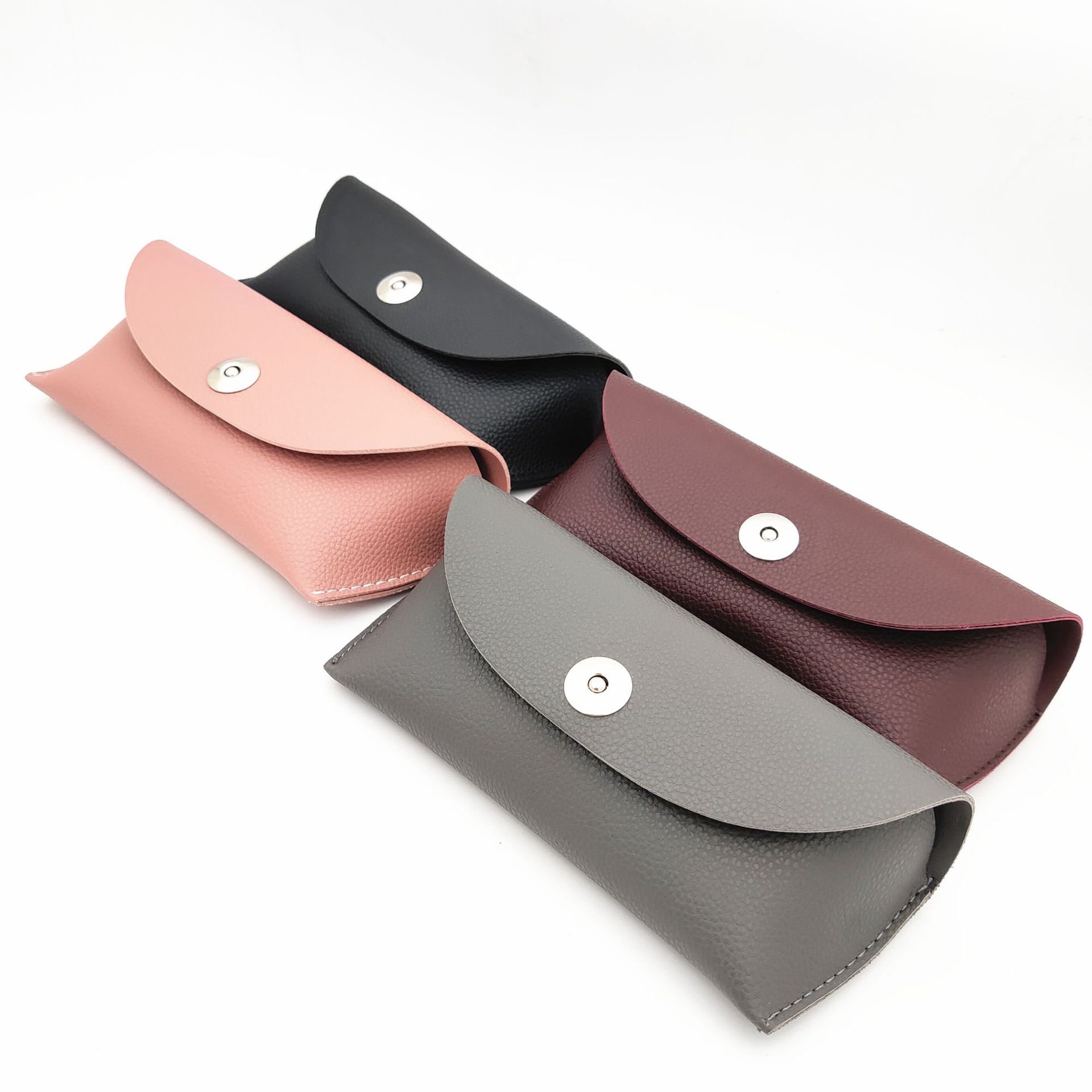 Estuche para gafas de nuevo estilo, juego de cinco estuches para gafas al por mayor, estuche retro para guardar gafas de sol